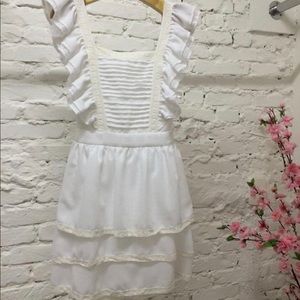 White Ruffle Dress